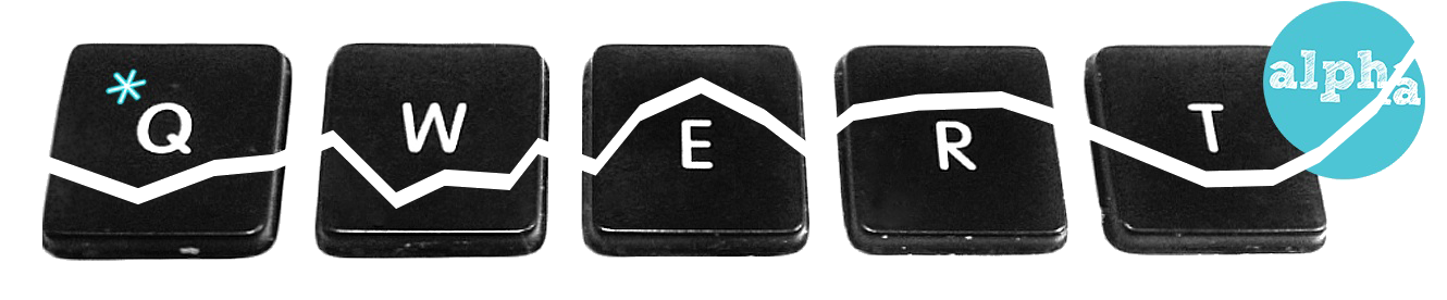 Qwert Alpha error logo - broken Qwert