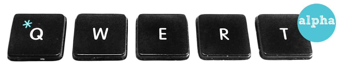 Qwert Alpha logo